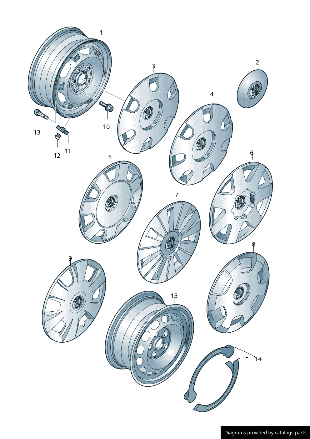 Car part diagram