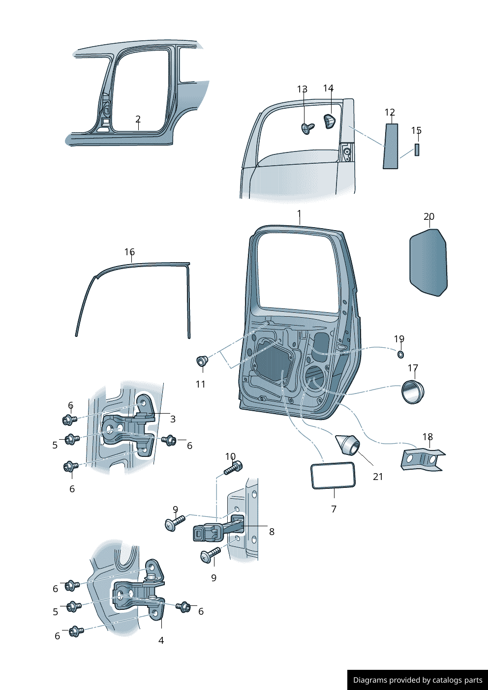 Car part diagram