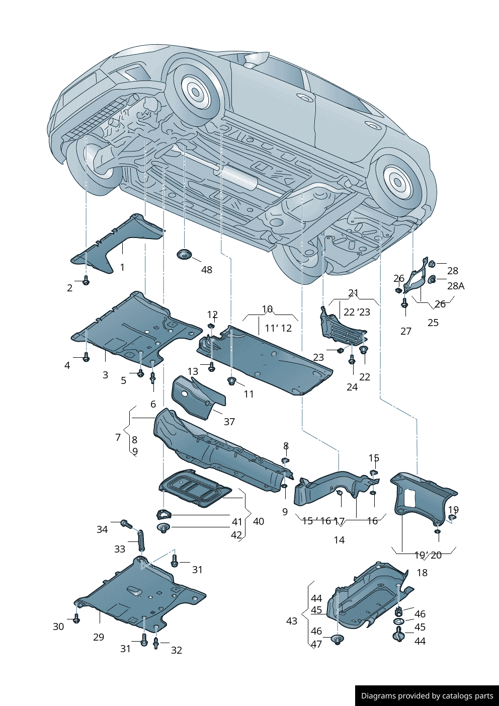 Car part diagram