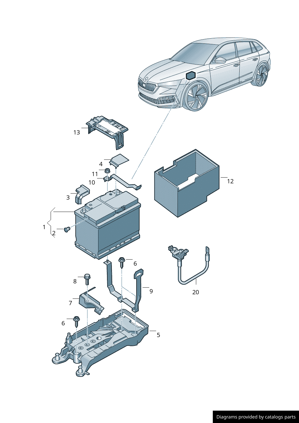 Car part diagram