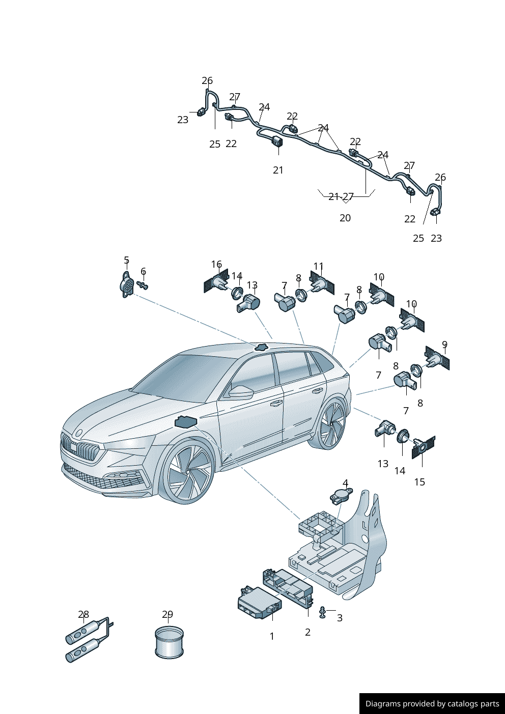 Car part diagram