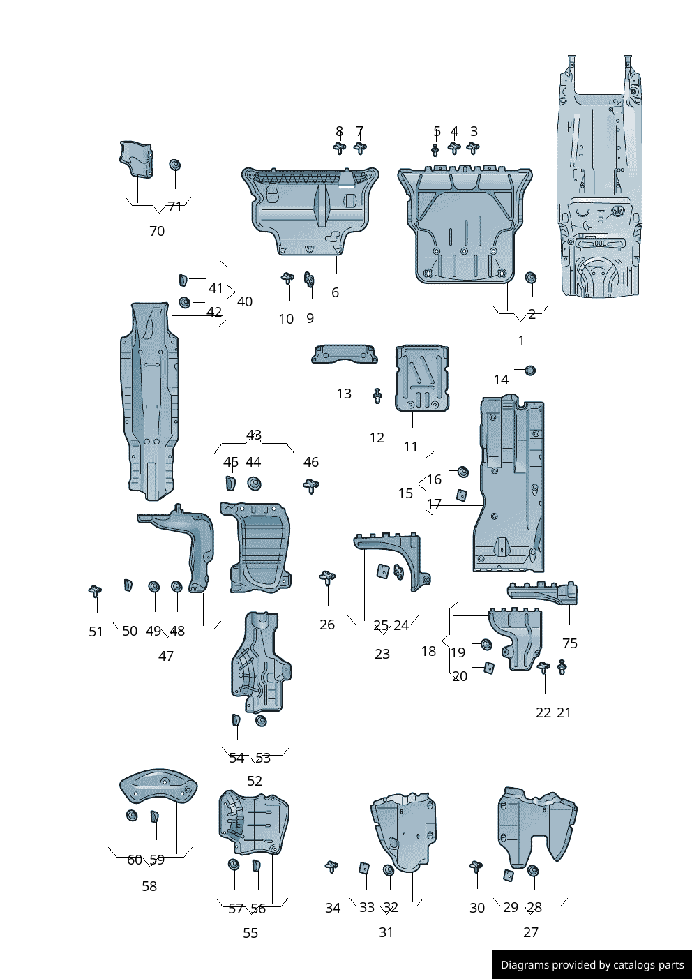 Car part diagram