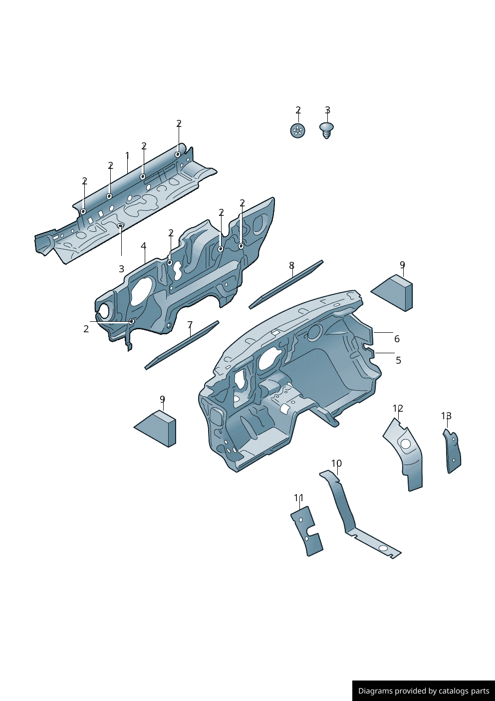 Car part diagram