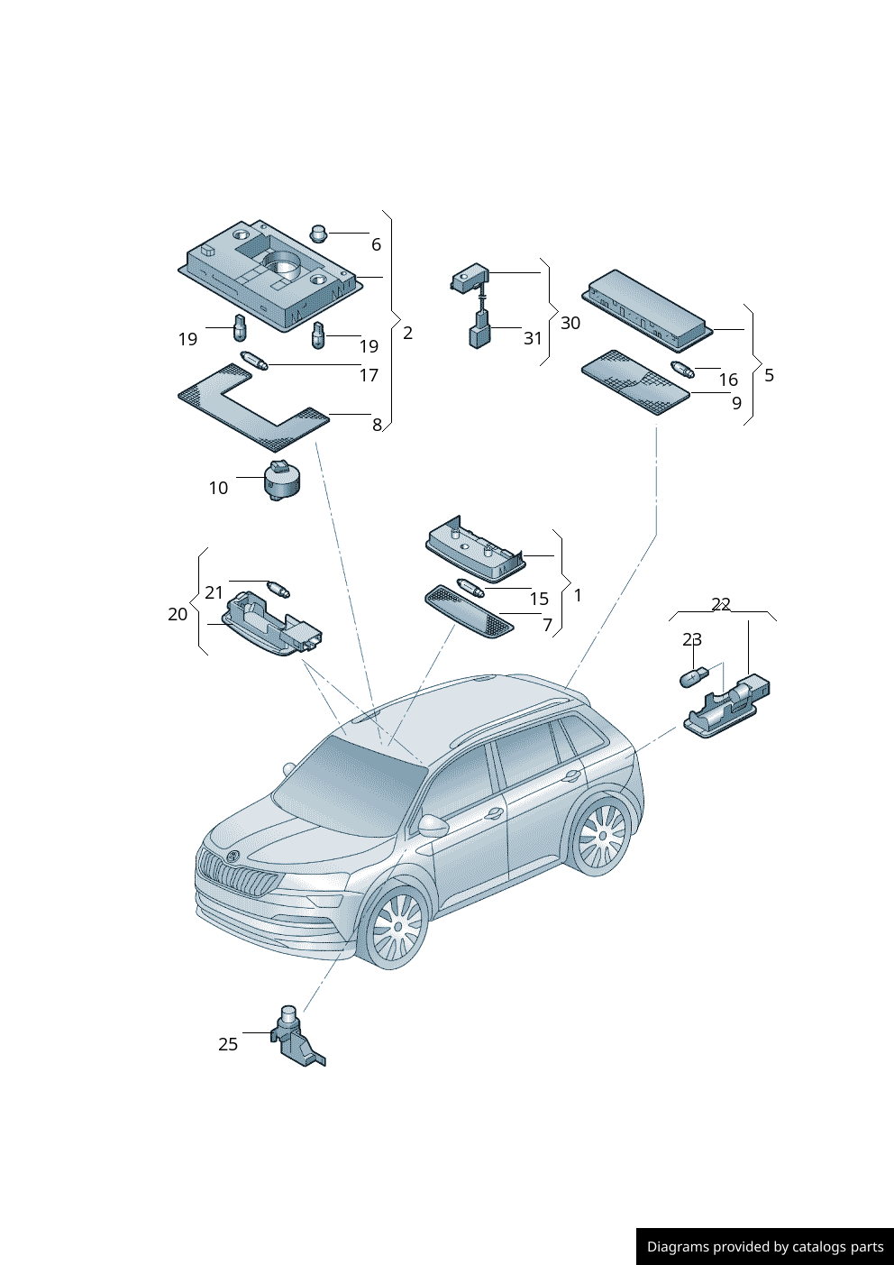Car part diagram