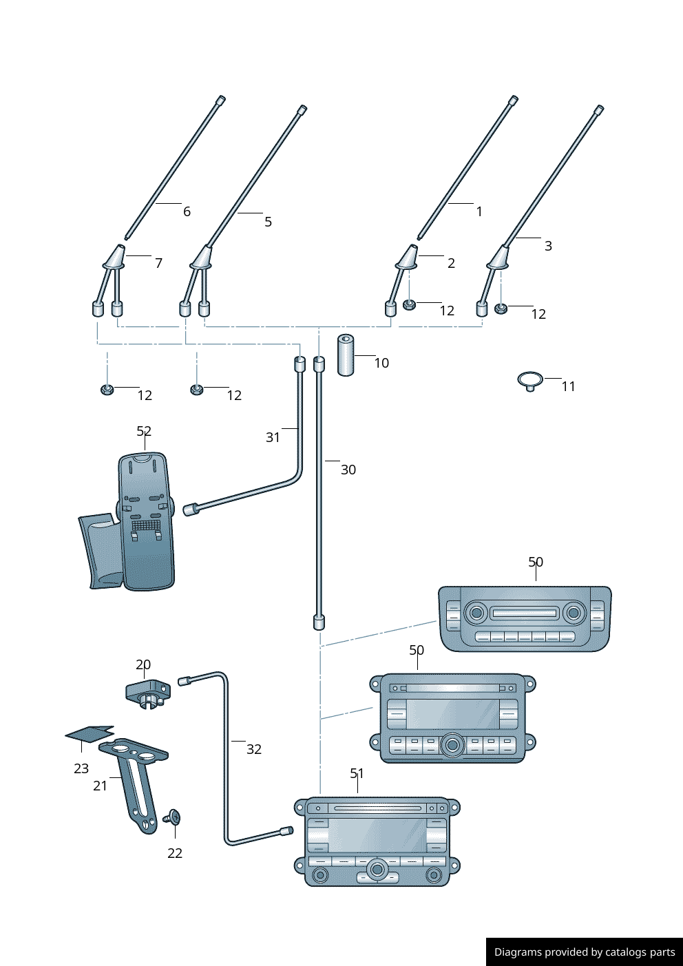 Car part diagram