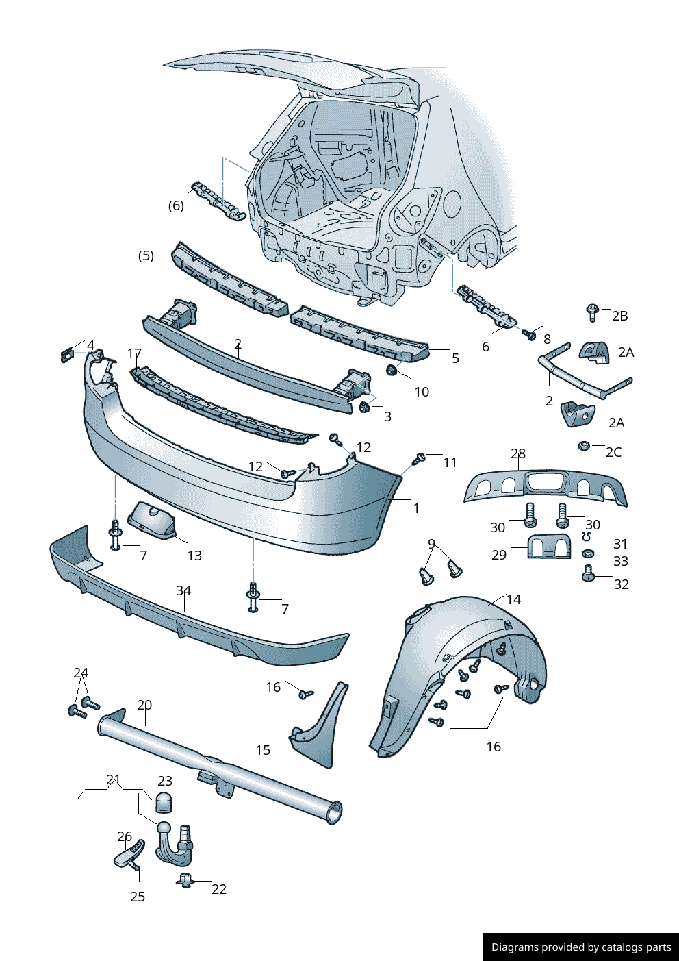 Car part diagram