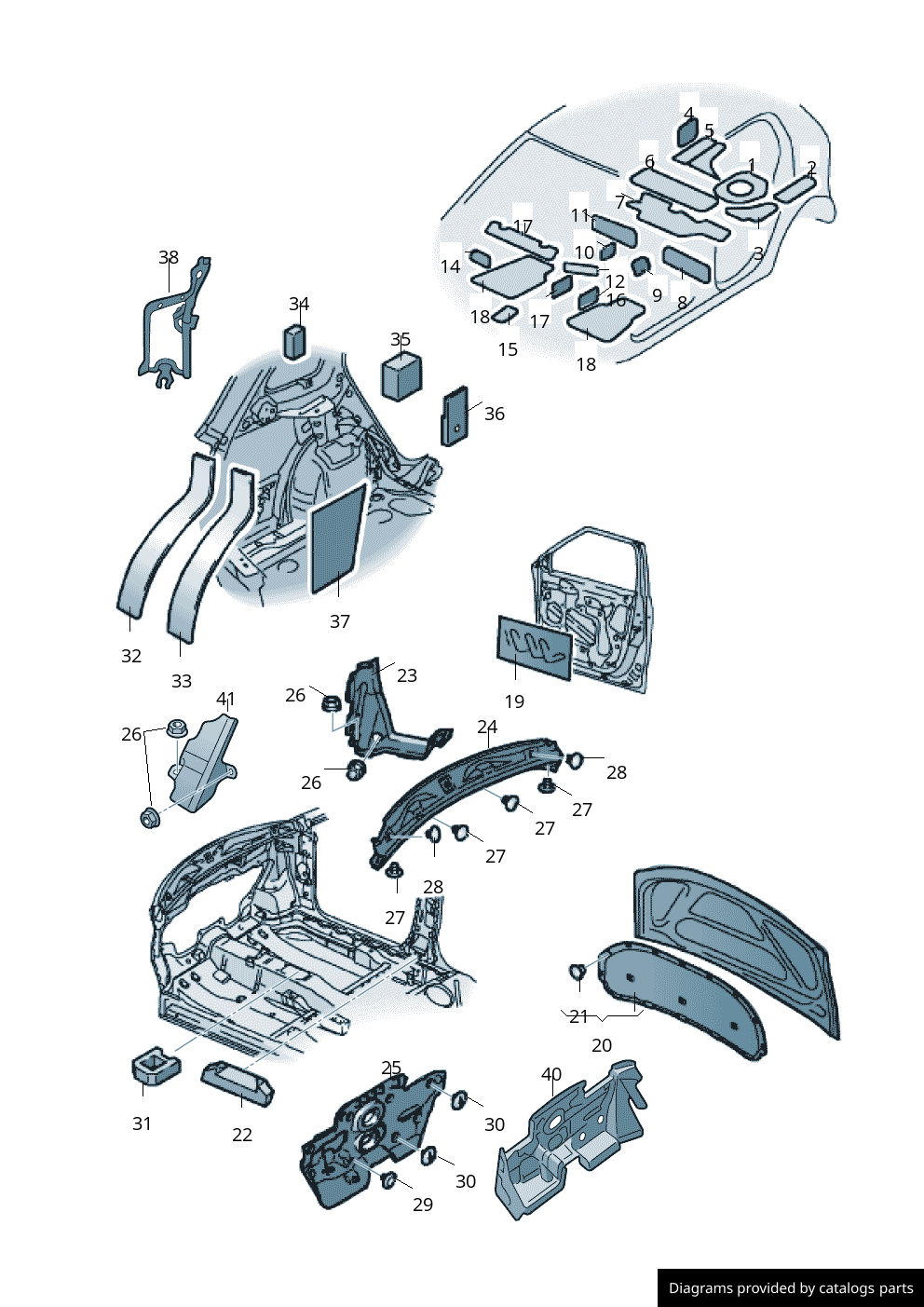 Car part diagram