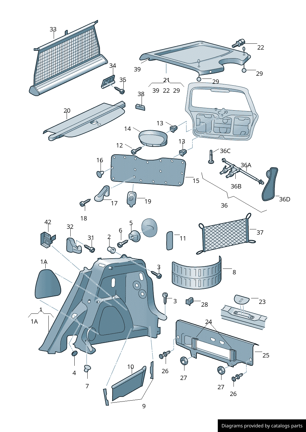 Car part diagram