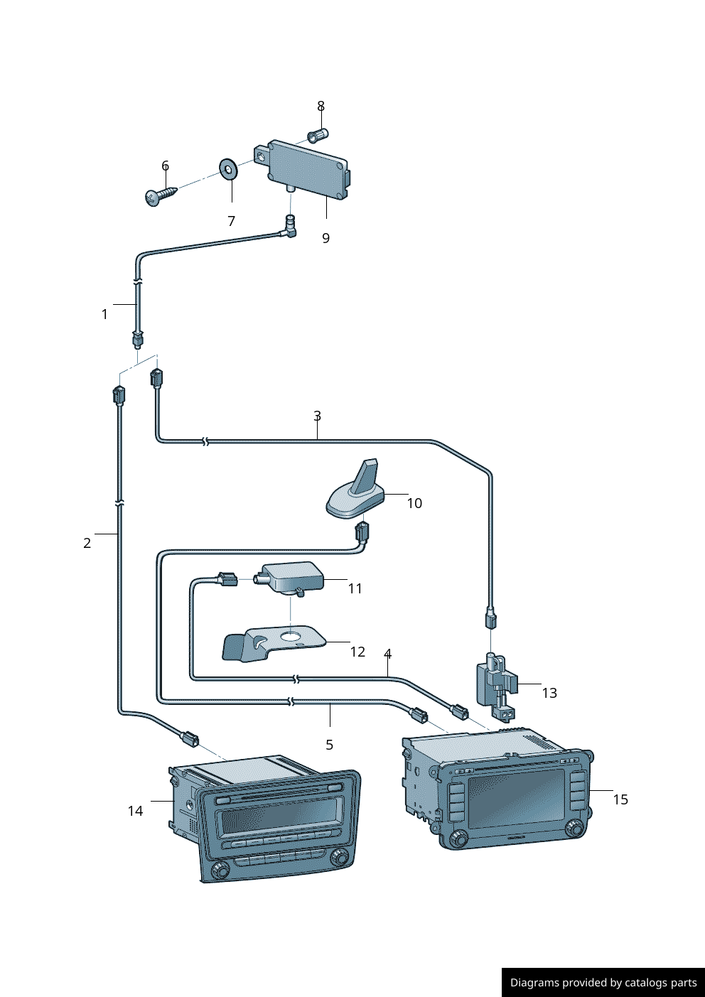 Car part diagram