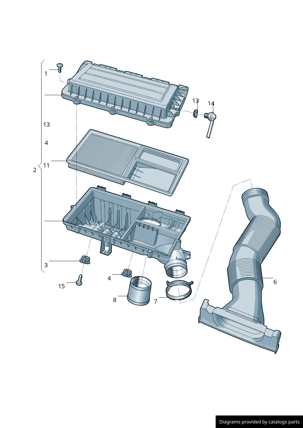 Car part diagram