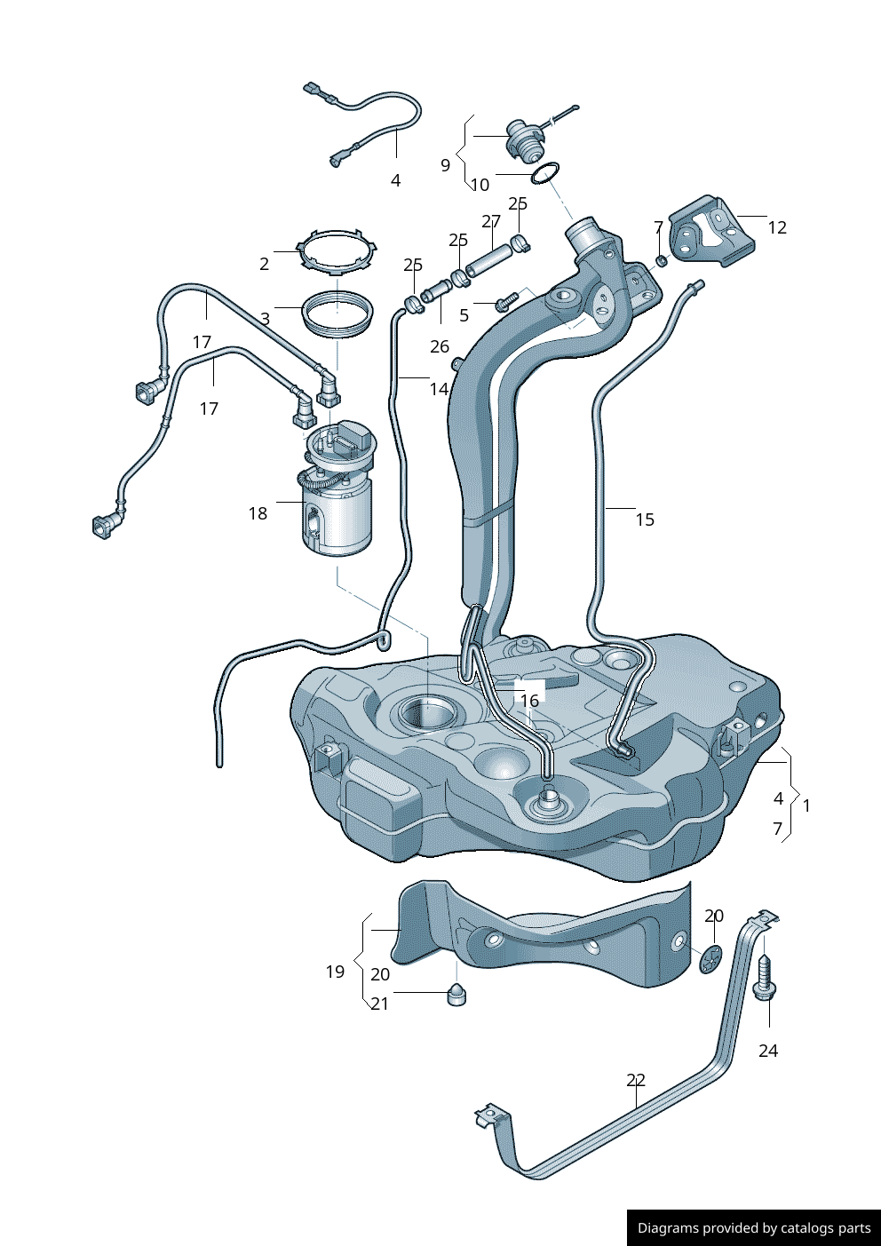 Car part diagram