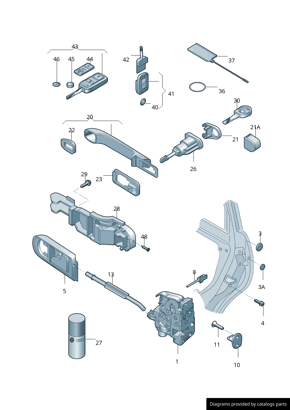 Car part diagram