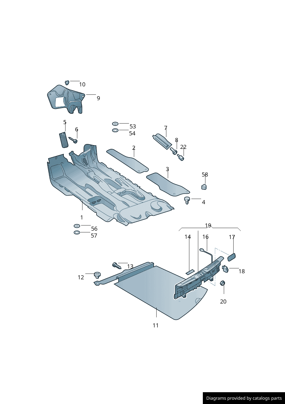 Car part diagram