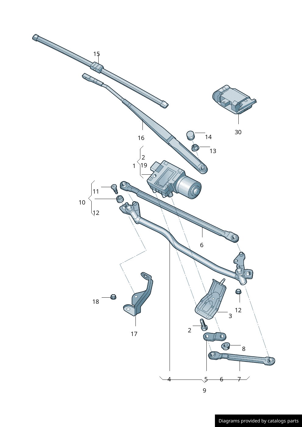 Car part diagram