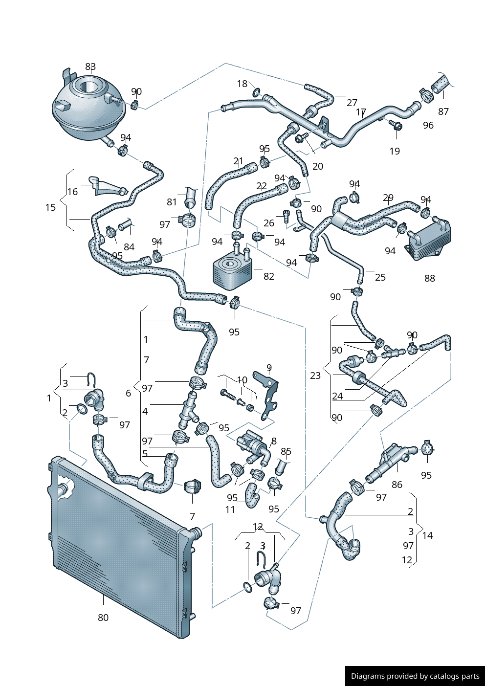 Car part diagram