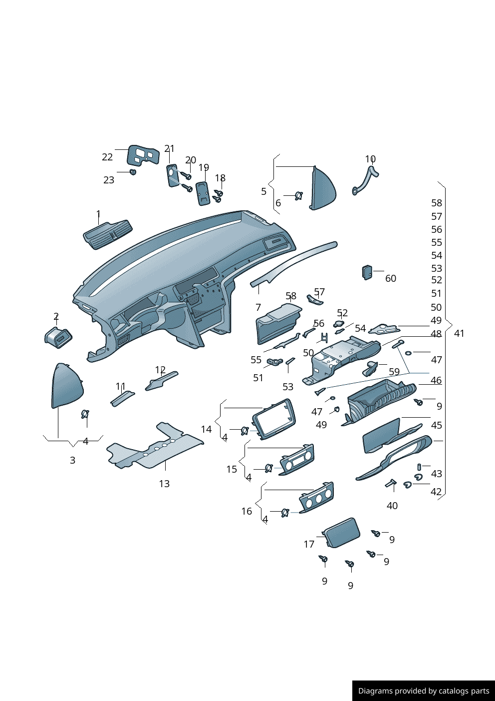 Car part diagram