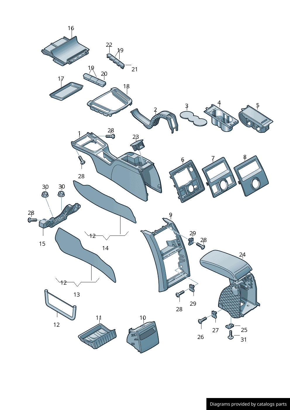 Car part diagram