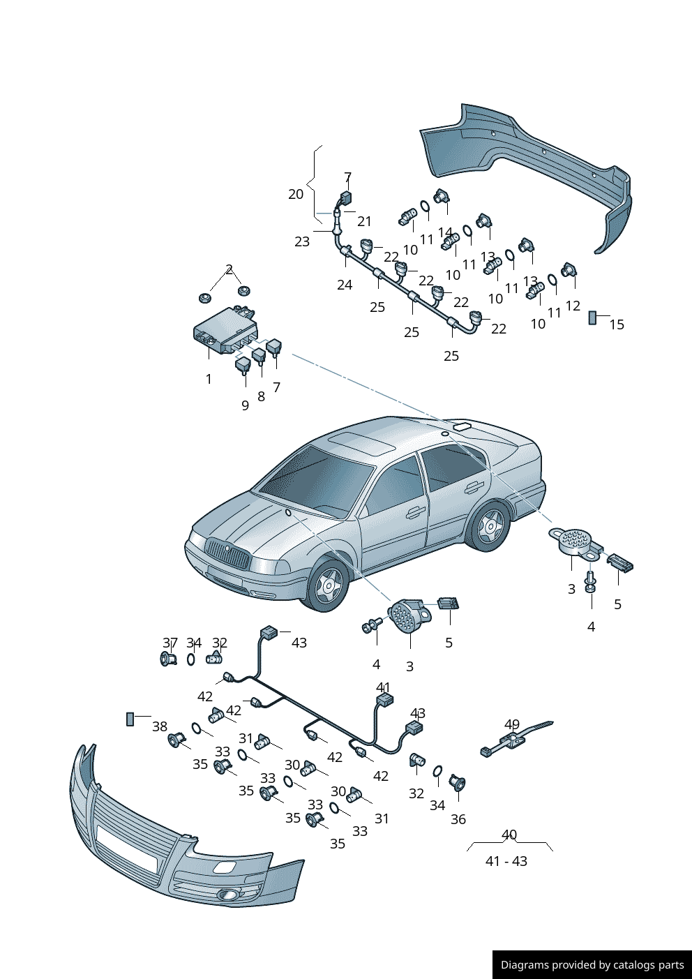 Car part diagram