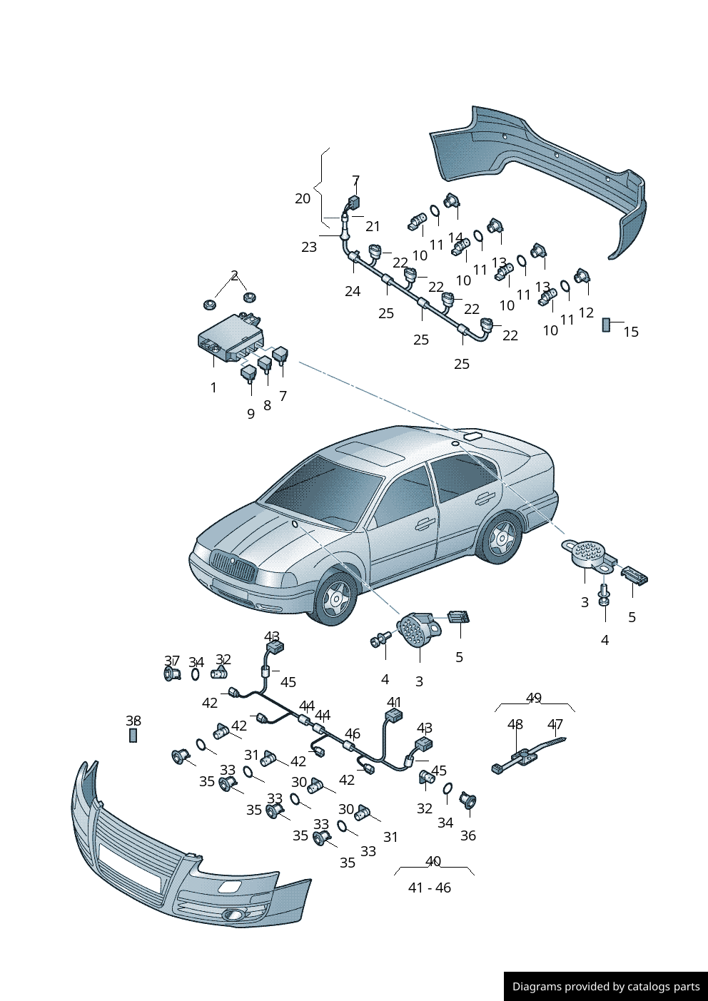 Car part diagram