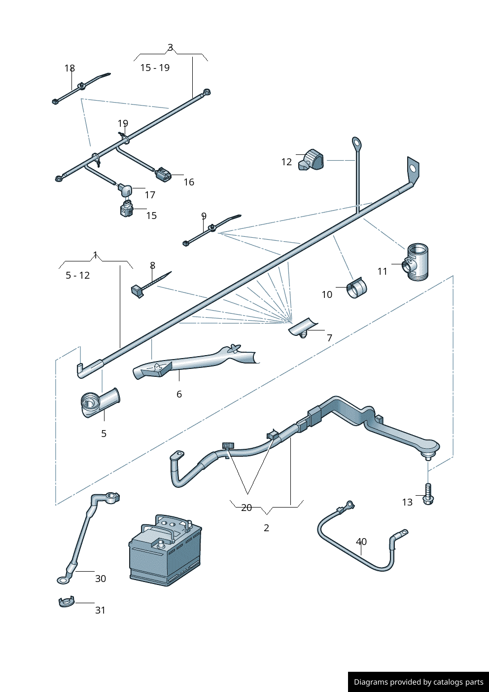 Car part diagram
