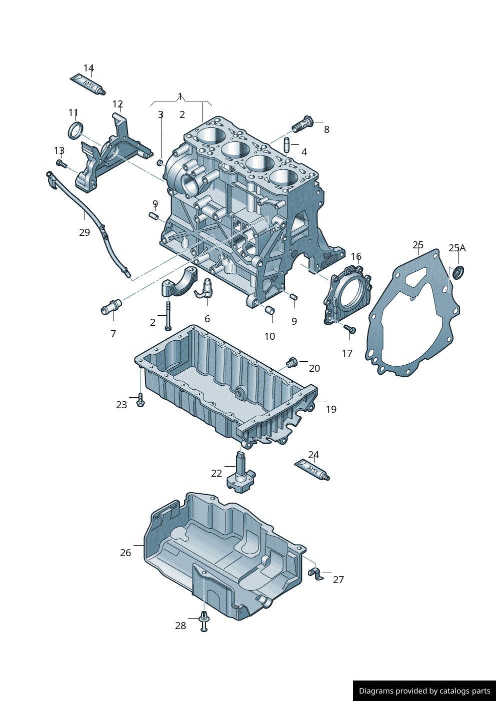 Car part diagram