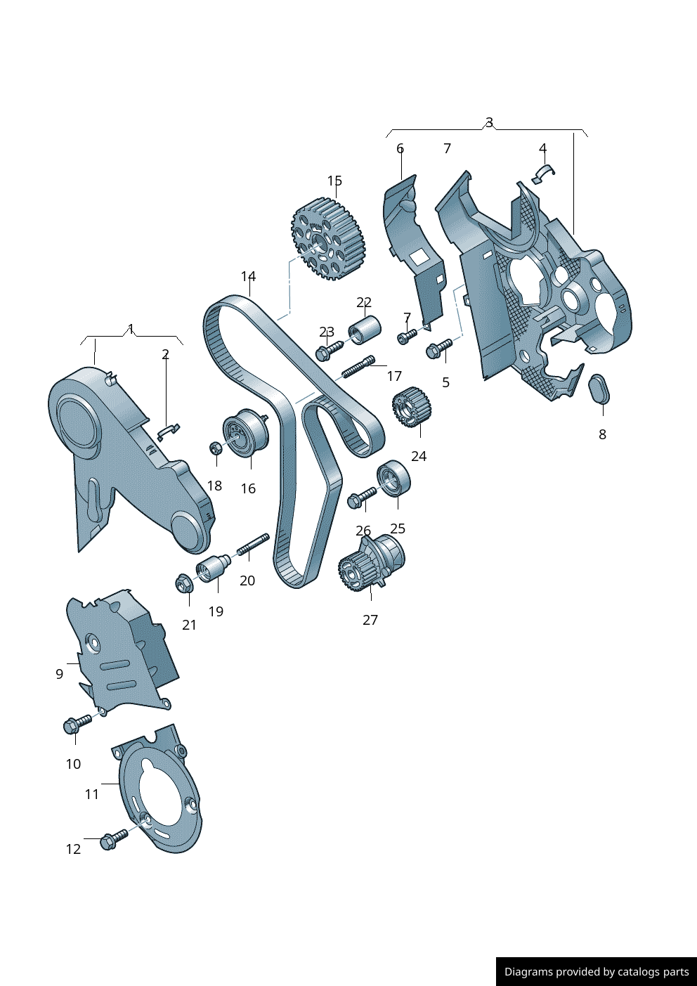 Car part diagram
