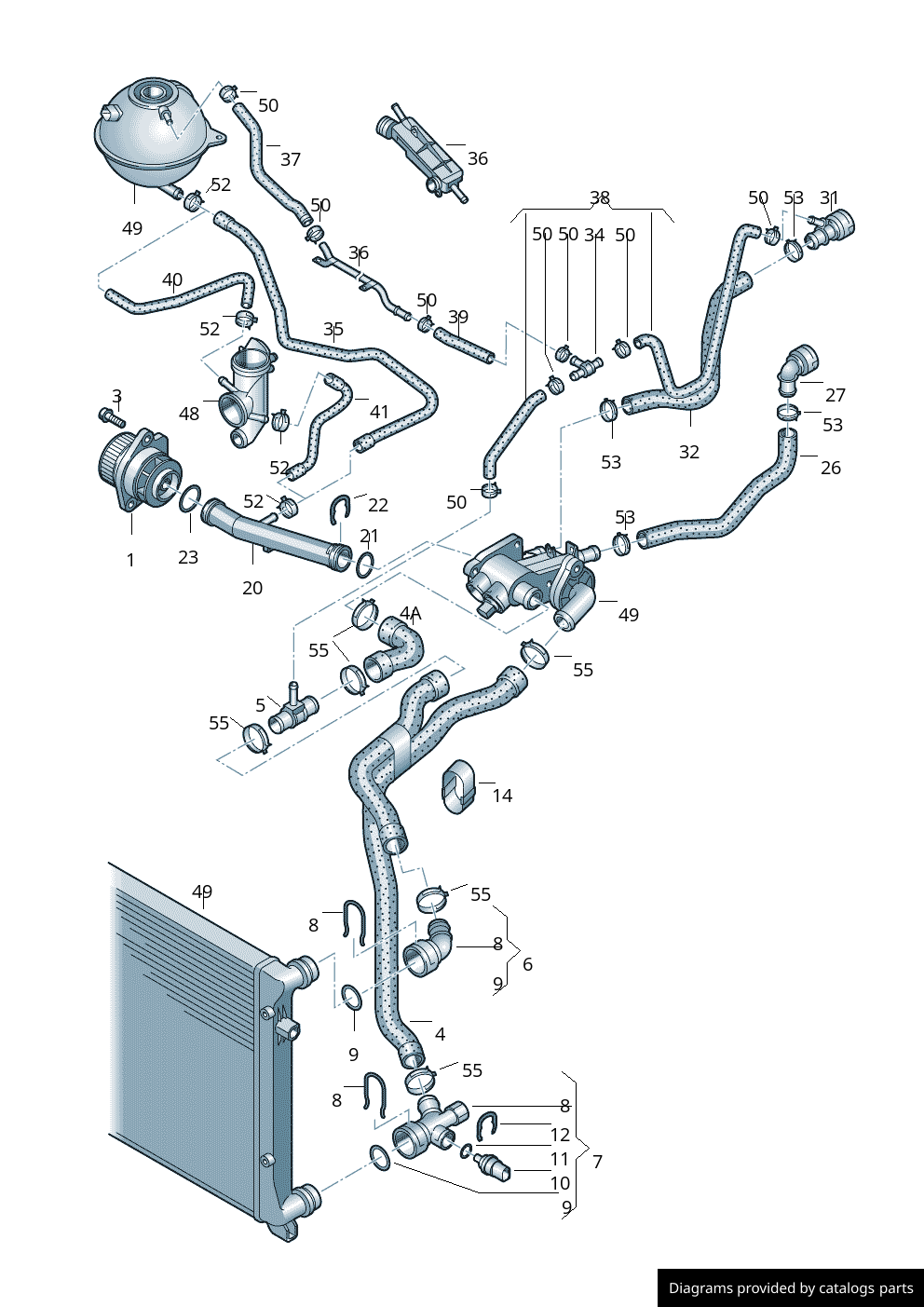 Car part diagram