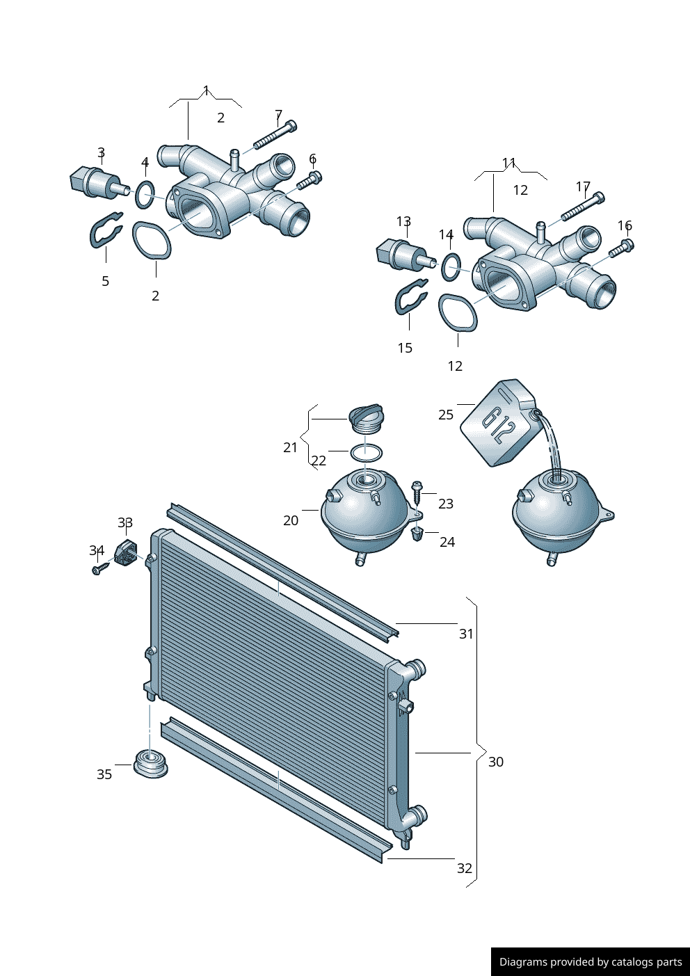 Car part diagram