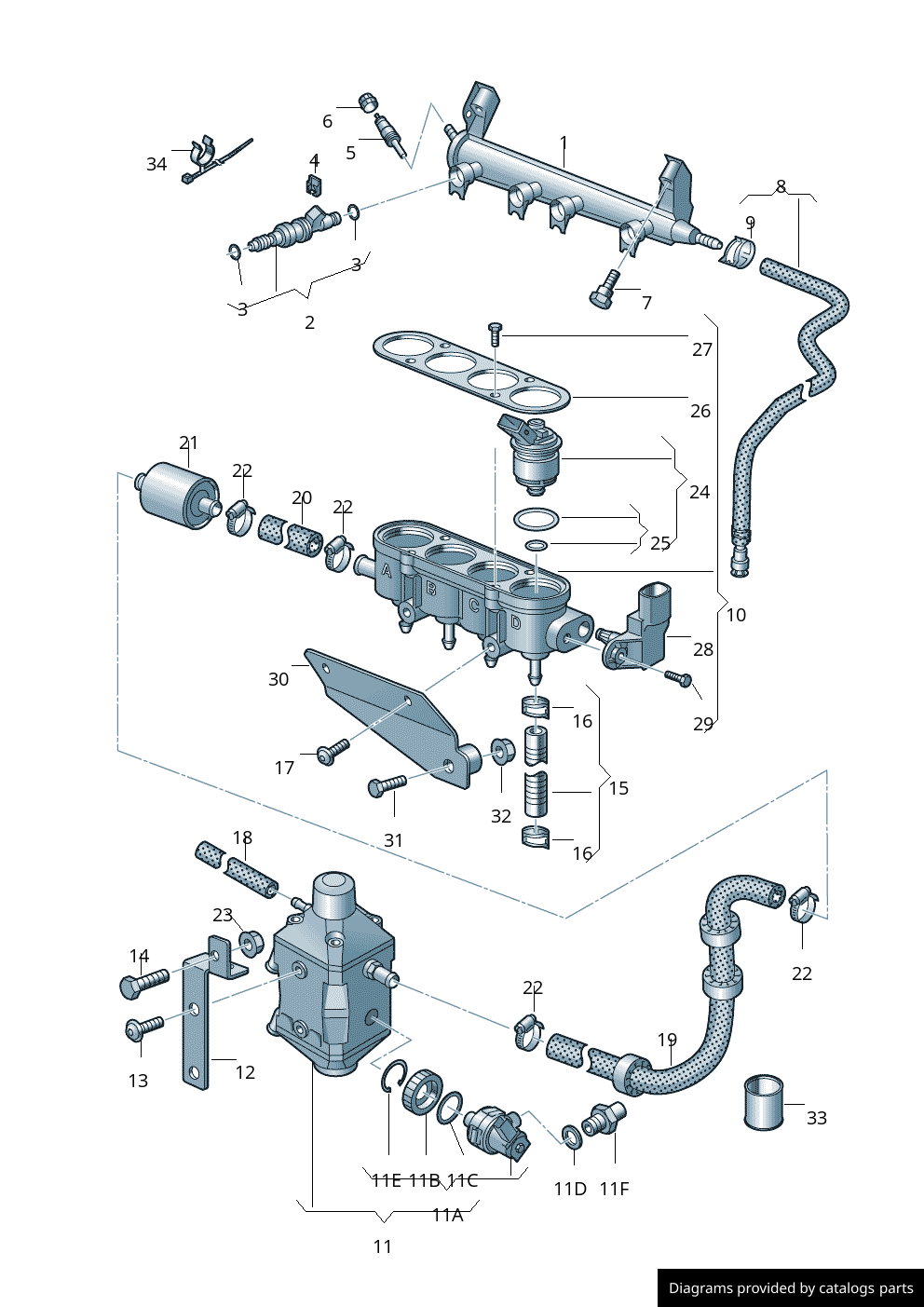 Car part diagram