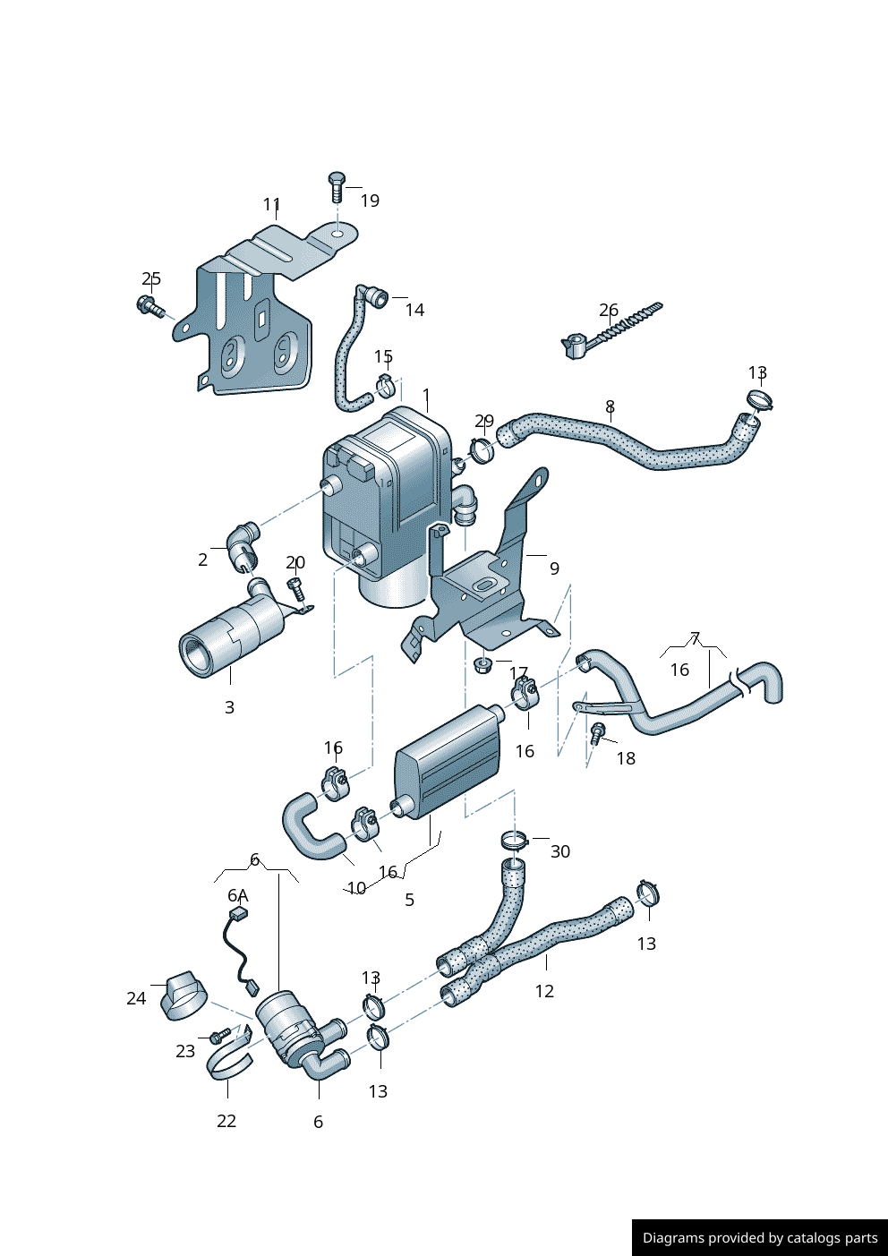 Car part diagram