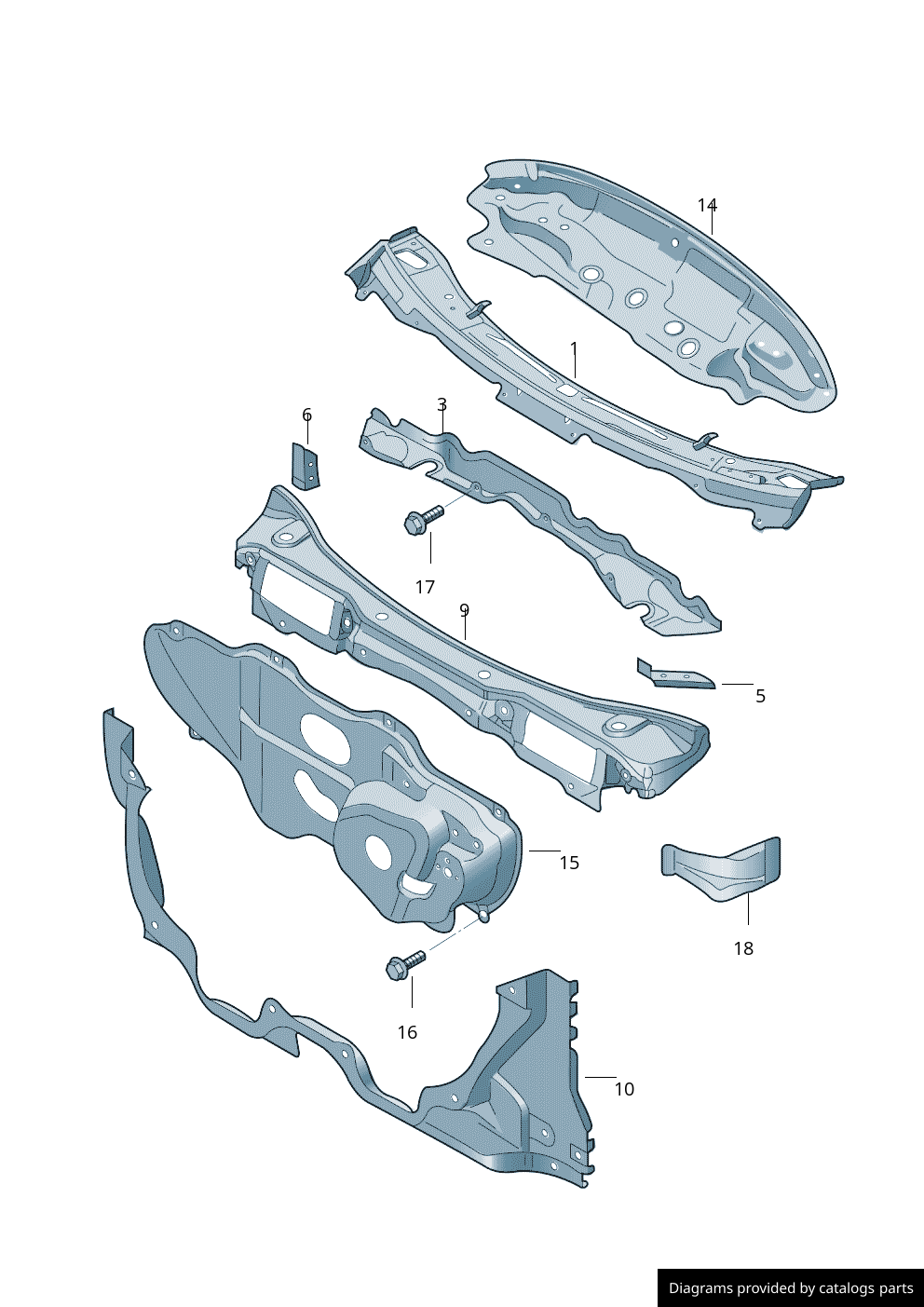 Car part diagram
