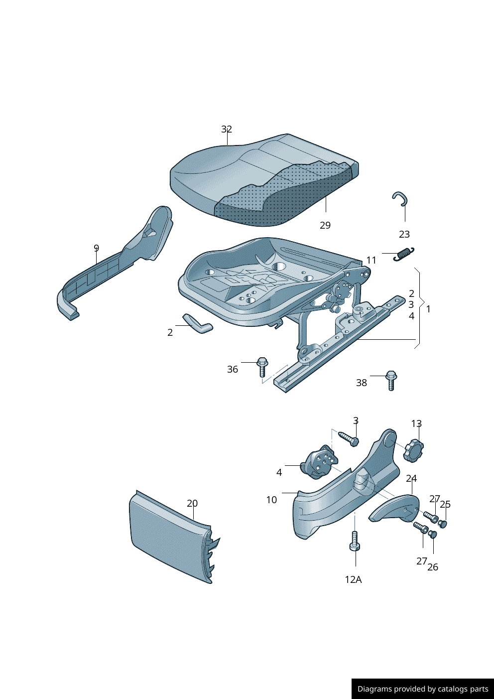 Car part diagram