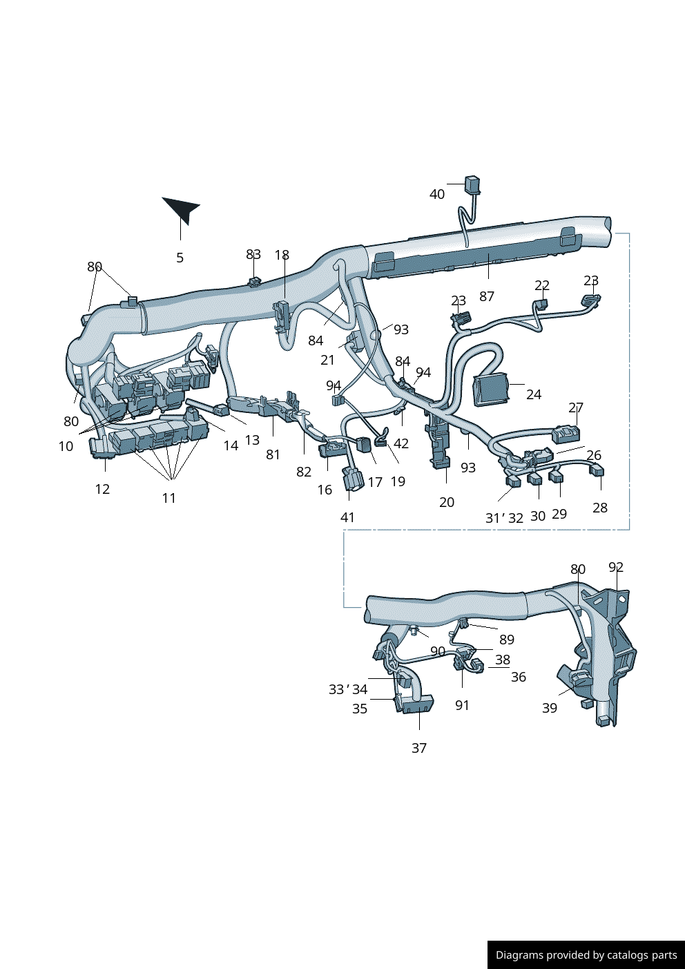 Car part diagram