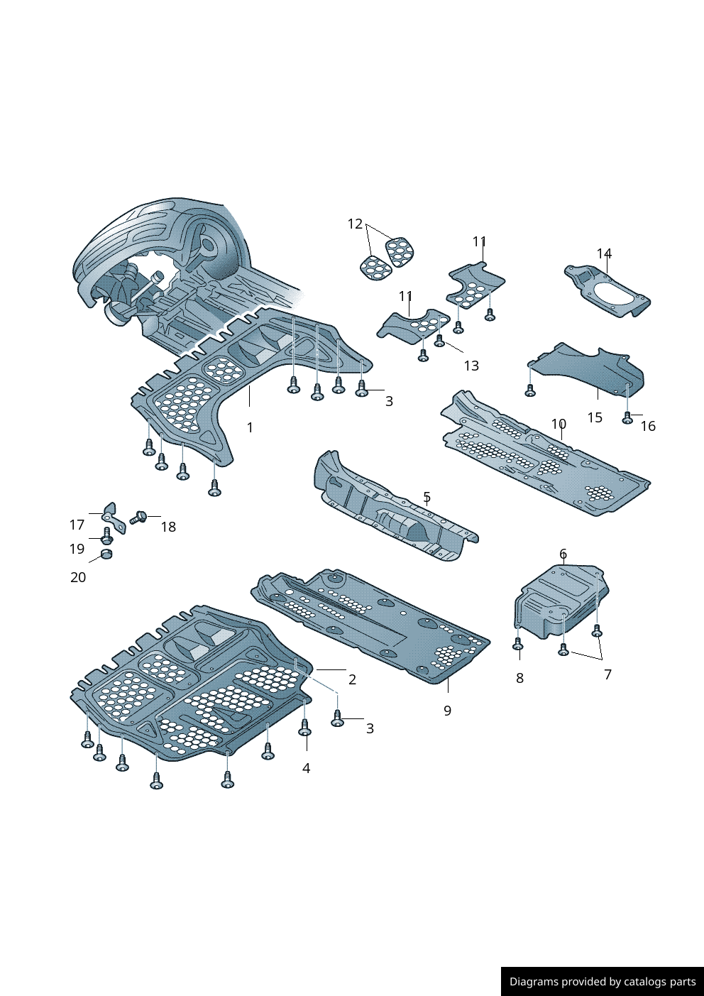 Car part diagram