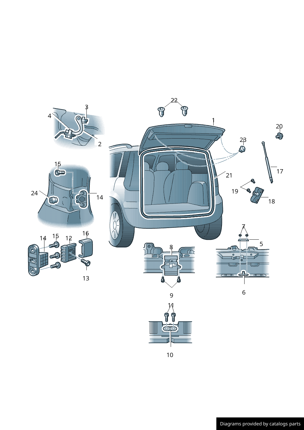 Car part diagram