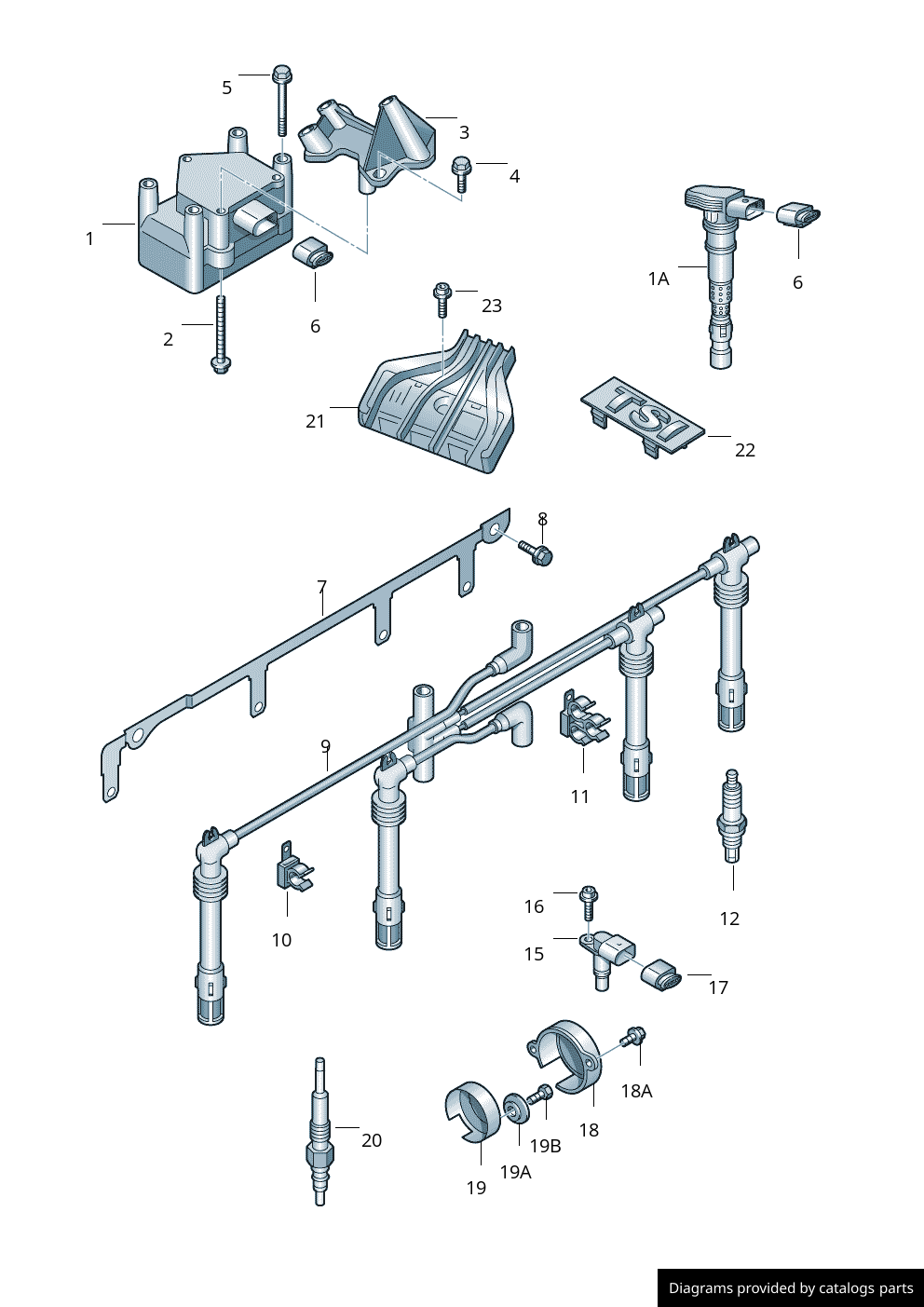 Car part diagram