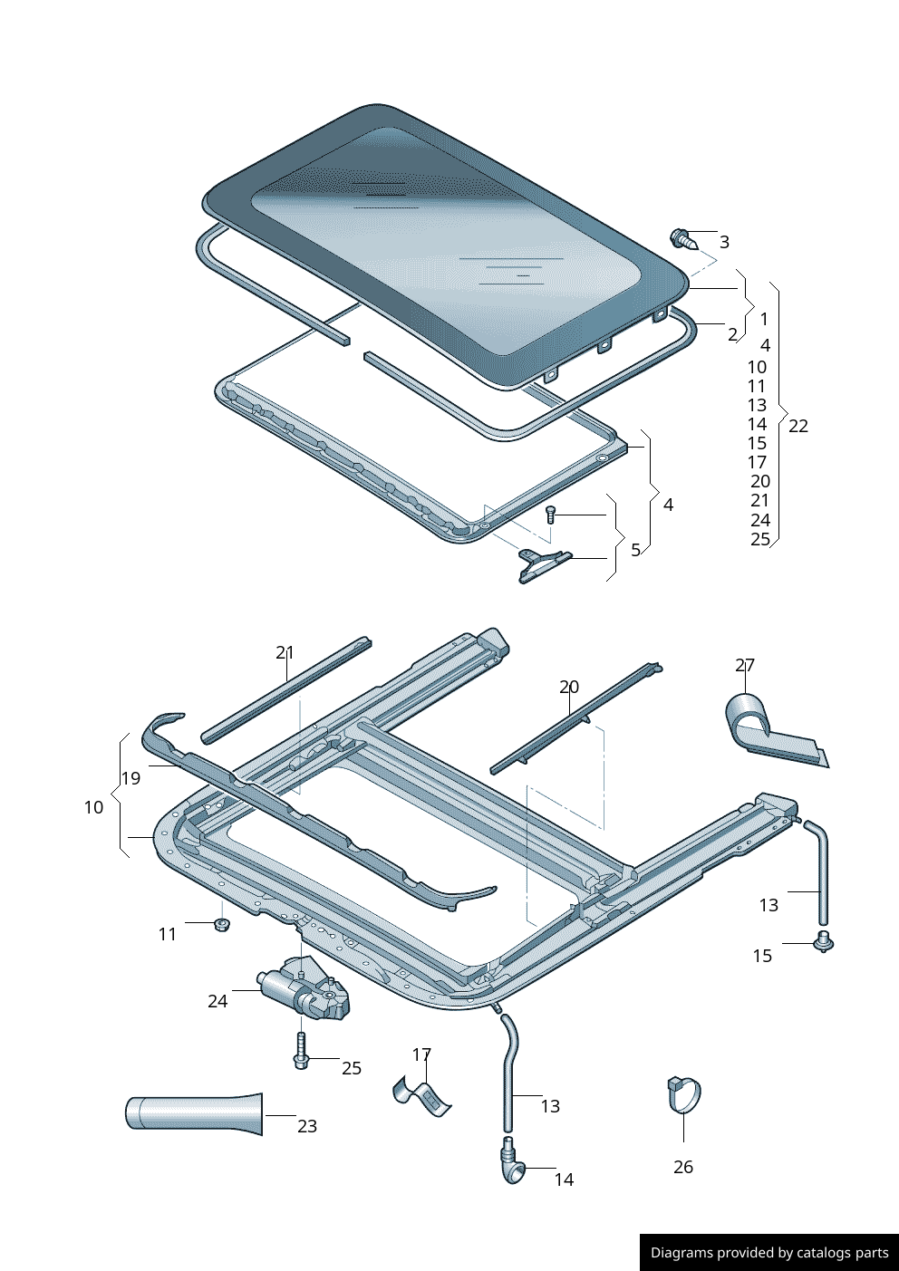 Car part diagram