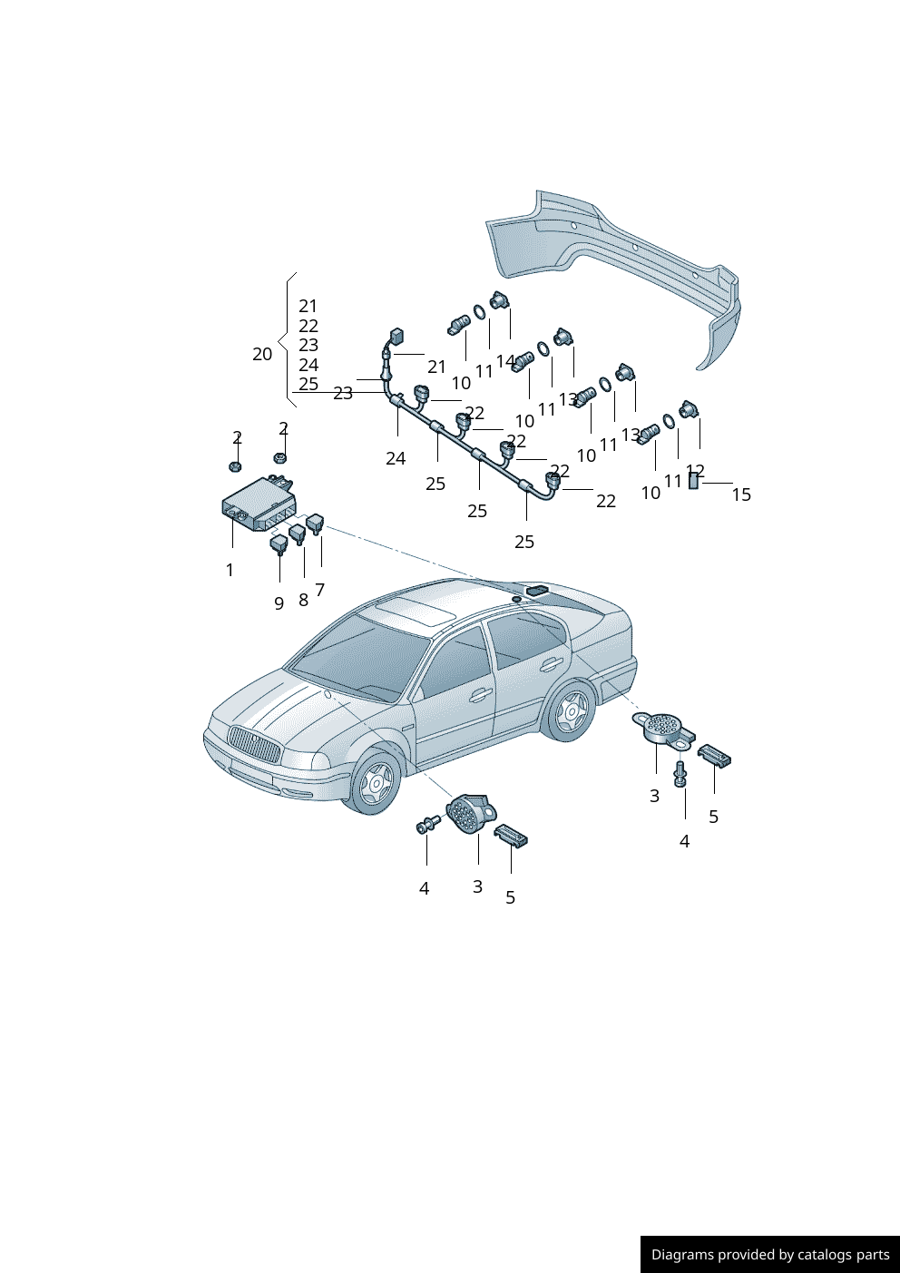 Car part diagram