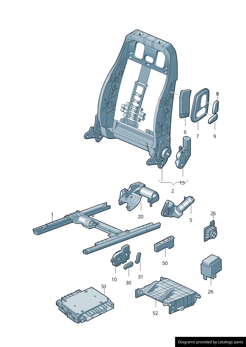 Car part diagram