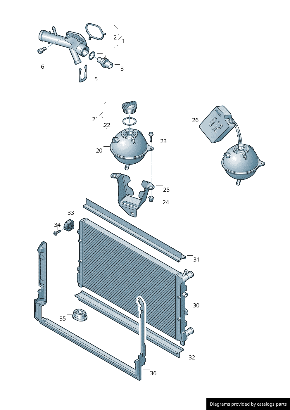 Car part diagram