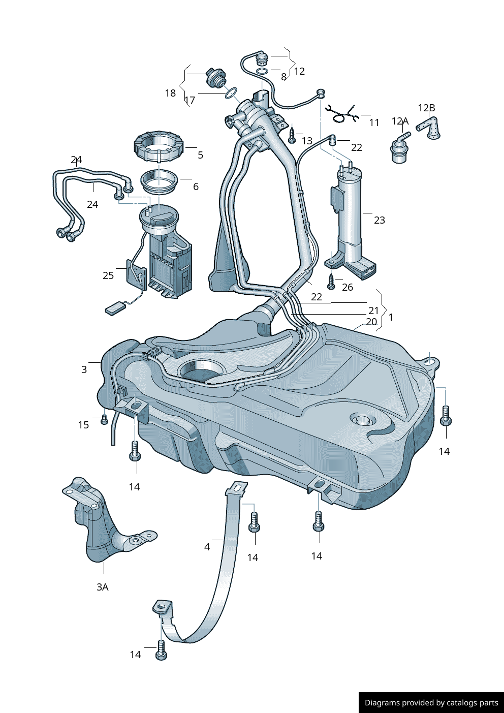 Car part diagram