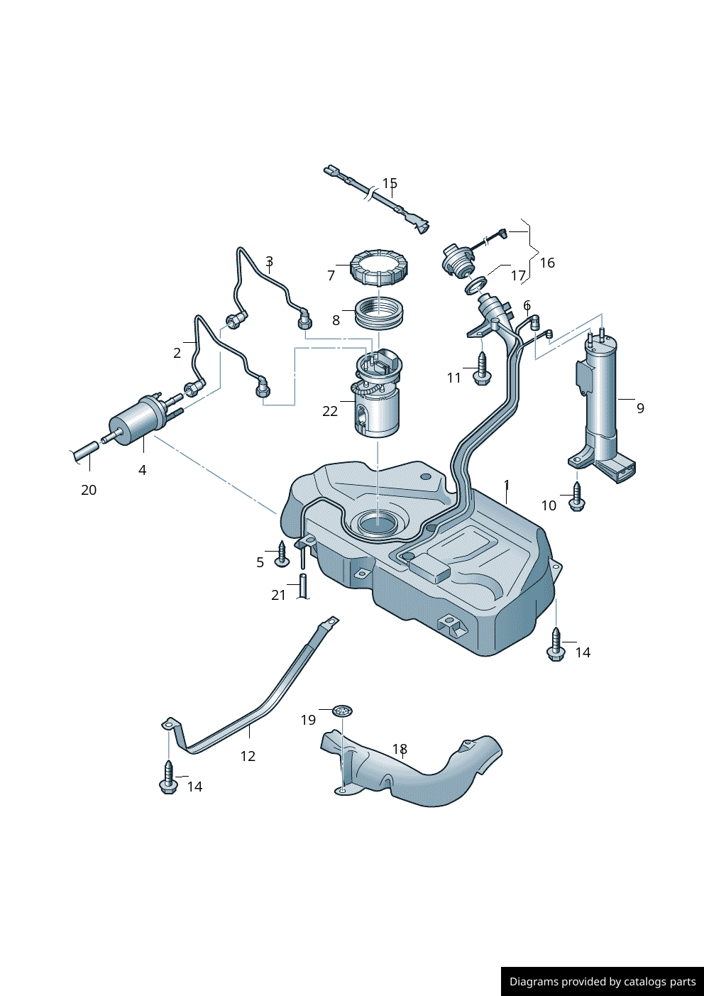 Car part diagram