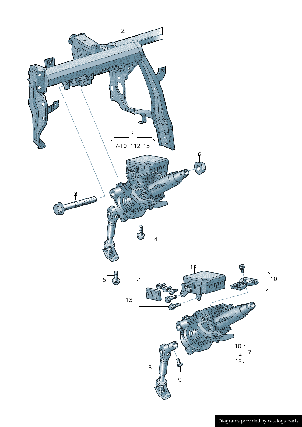 Car part diagram