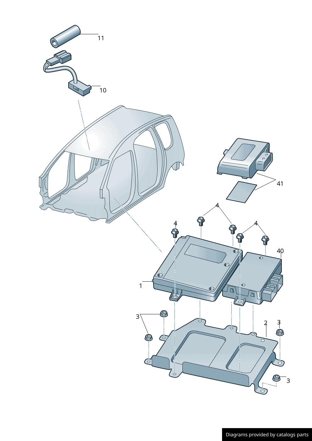Car part diagram