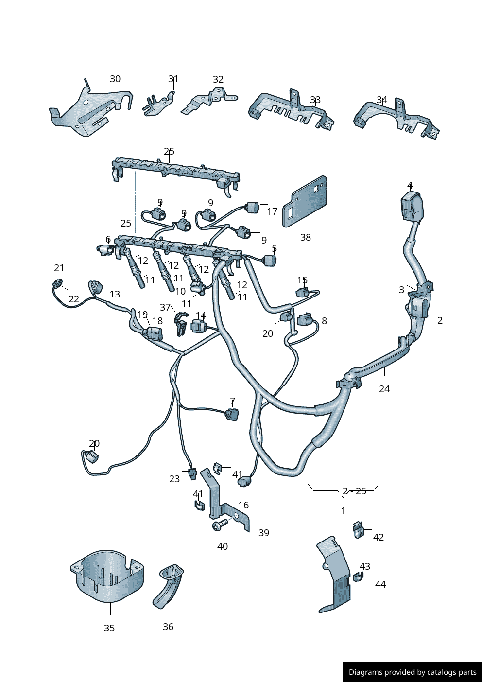 Car part diagram