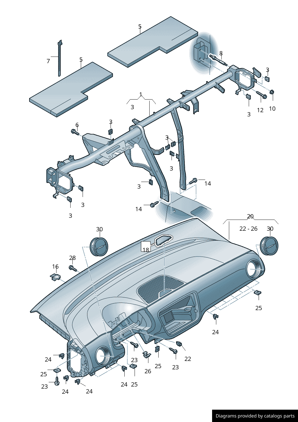 Car part diagram