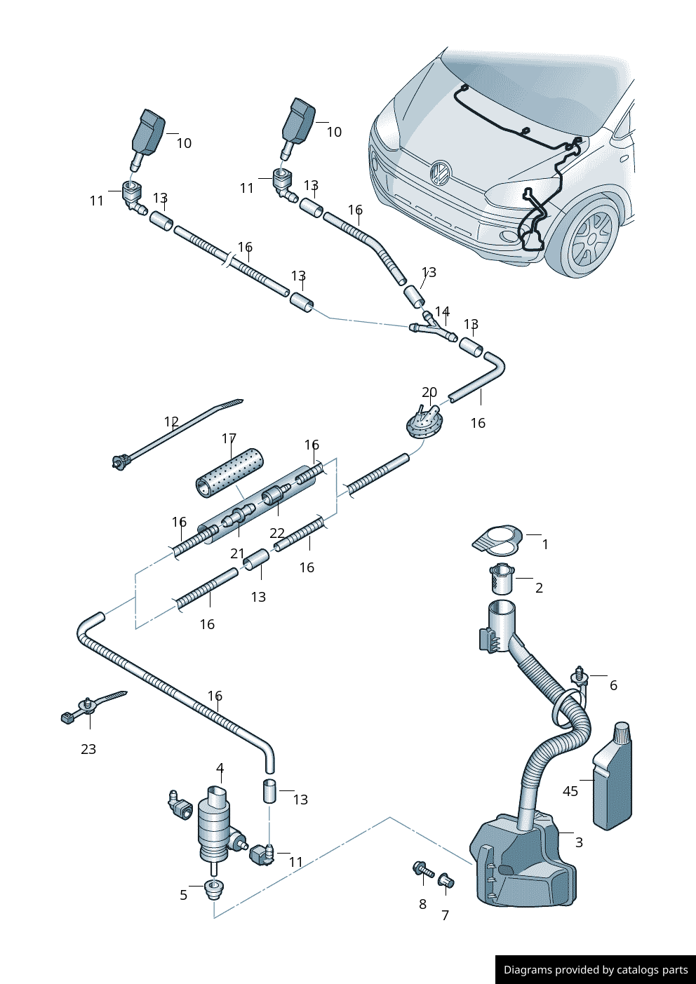 Car part diagram