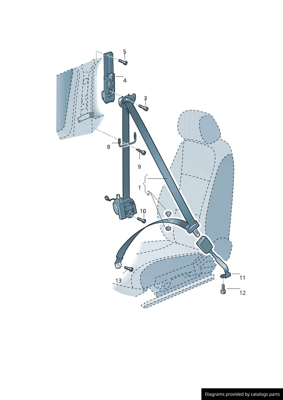 Car part diagram