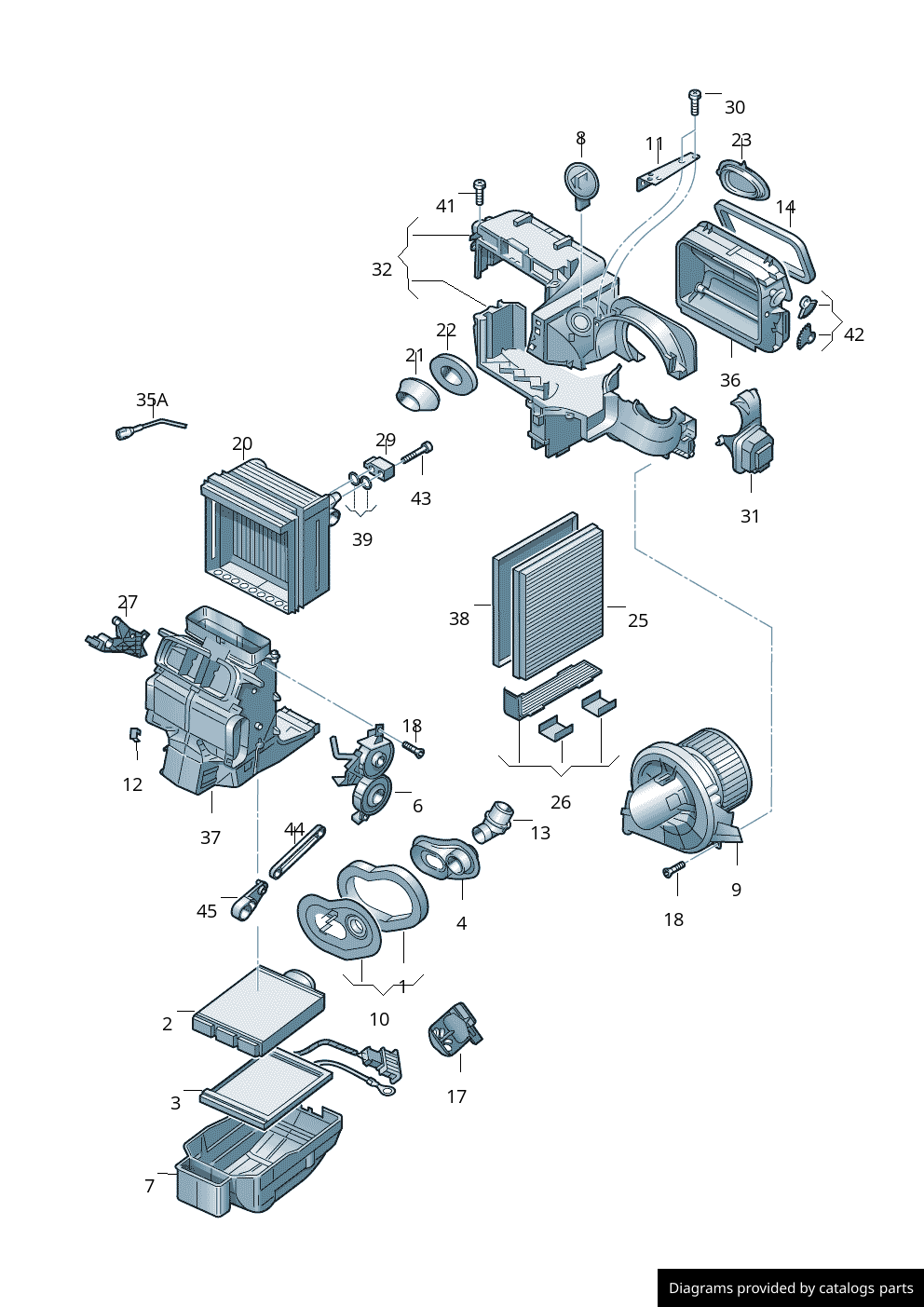 Car part diagram