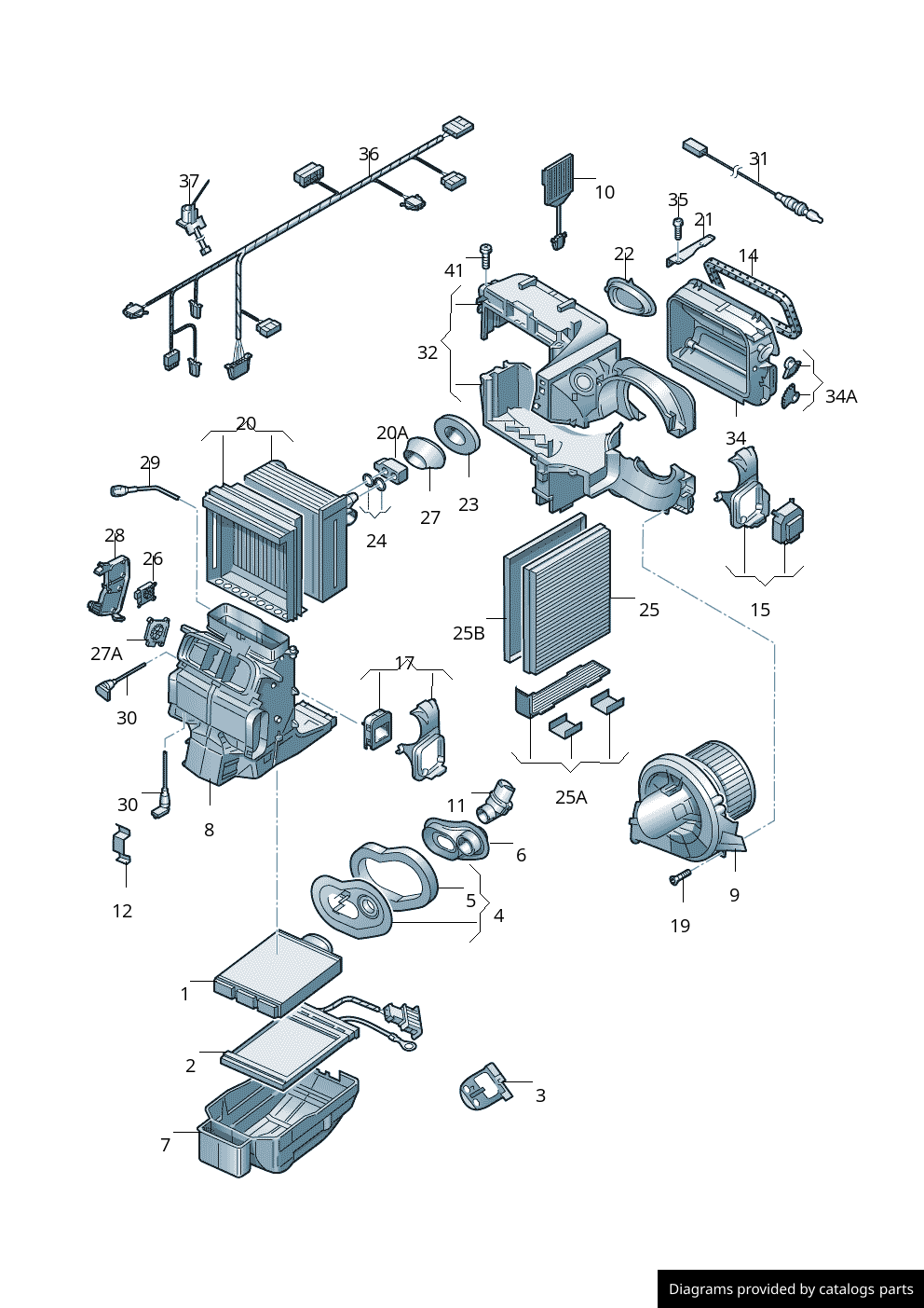 Car part diagram